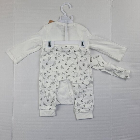 Rae Dunn Happy Fall Yall 3 Piece Outfit Set 6-9 Months Onesie Pants Headband - Picture 7 of 10